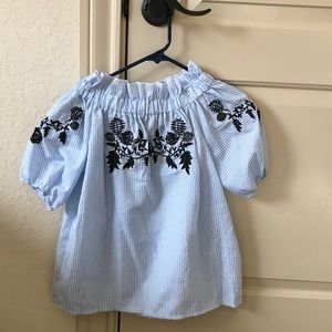 Off the shoulder top